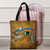 Egyptian Tote Bag - African Patterns Egyptian Hieroglyphics and Gods Self Knowledge Tote Bag