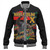 Black History Baseball Jacket Malcolm X Say By Any Means Necessary