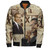 Black History Zipper Bomber Jacket Legacy of Malcolm X