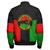 African Zipper Bomber Jacket - Africa African Flag With Panther Power Zipper Bomber Jacket