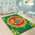 Ghana Area Rug Floral Frame