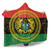 Ghana Hooded Blanket Pan Africa With Coat Of Arms