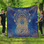 Egypt Quilt Egyptian Pharaoh Pattern In Blue