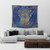 Egypt Tapestry Egyptian Pharaoh Pattern In Blue