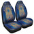 Egypt Car Seat Cover Egyptian Pharaoh Pattern In Blue