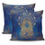 Egypt Pillow Cases Egyptian Pharaoh Pattern In Blue