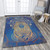 Egypt Area Rug Egyptian Pharaoh Pattern In Blue