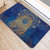 Egypt Doormat Egyptian Pharaoh Pattern In Blue