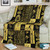 Egypt Blanket Egyptian Symbols Gold