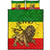Ethiopia Quilt Bed Set Flag With Lion