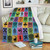 Adinkra Blanket Multi Color Adinkra Symbols