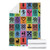 Adinkra Blanket Multi Color Adinkra Symbols