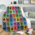 Adinkra Blanket Multi Color Adinkra Symbols