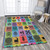 Adinkra Area Rug Multi Color Adinkra Symbols