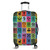 Adinkra Luggage Cover Multi Color Adinkra Symbols