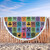 Adinkra Beach Blanket Multi Color Adinkra Symbols