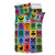 Adinkra Bedding Set Multi Color Adinkra Symbols