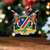 Namibia Wood Acrylic Ornament Coat Of Arms Christmas Hat
