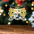 Benin Wood Acrylic Ornament Coat Of Arms Christmas Hat