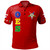 Order of the Eastern Star Polo Shirt Letters Red