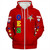 Order of the Eastern Star Sherpa Hoodie Letters Red