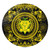 Chi Eta Phi Round Rug Fraternity Floral Royal