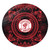 Heroines of Jericho Round Rug Fraternity Floral Royal