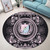 Sigma Beta Xi Round Rug Fraternity Floral Royal