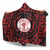 Heroines of Jericho Hooded Blanket Royal Floral Frame