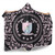 Sigma Beta Xi Hooded Blanket Royal Floral Frame