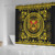 Phi Mu Alpha Sinfonia Shower Curtain Fraternity Floral Royal