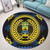 Gabon Round Rug Floral Circle