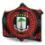 Equatorial Guinea Hooded Blanket Floral Circle