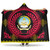 Angola Hooded Blanket Floral Circle