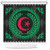 Algeria Shower Curtain Floral Circle