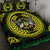 Democratic Republic of Sao Tome and Principe Quilt Bed Set Floral Circle