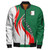 Algeria Zipper Bomber Jacket - Custom Algeria Coat Of Arms Fire Style Zipper Bomber Jacket