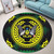 Democratic Republic of Sao Tome and Principe Round Rug Floral Circle