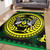 Democratic Republic of Sao Tome and Principe Area Rug Floral Circle