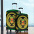 Republic of the Congo Luggage Cover Floral Circle
