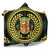 Republic of the Congo Hooded Blanket Floral Circle