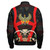 Egyptian Zipper Bomber Jacket - Ancient Egypt Hyeroglyphs Pattern Zipper Bomber Jacket