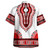 Dashiki Hawaiian Shirt dashiki white and red