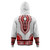 Dashiki Hoodie Dashiki White And Red