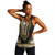 Dashiki Women Tank Dashiki Black And Yellow