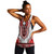 Dashiki Women Tank dashiki white and red