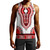 Dashiki Tank Top Dashiki White And Red