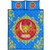 Democratic Republic Of The Congo Quilt Bed Set Floral Frame