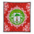 Equatorial Guinea Quilt Floral Frame