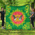Democratic Republic of Sao Tome and Principe Quilt Floral Frame